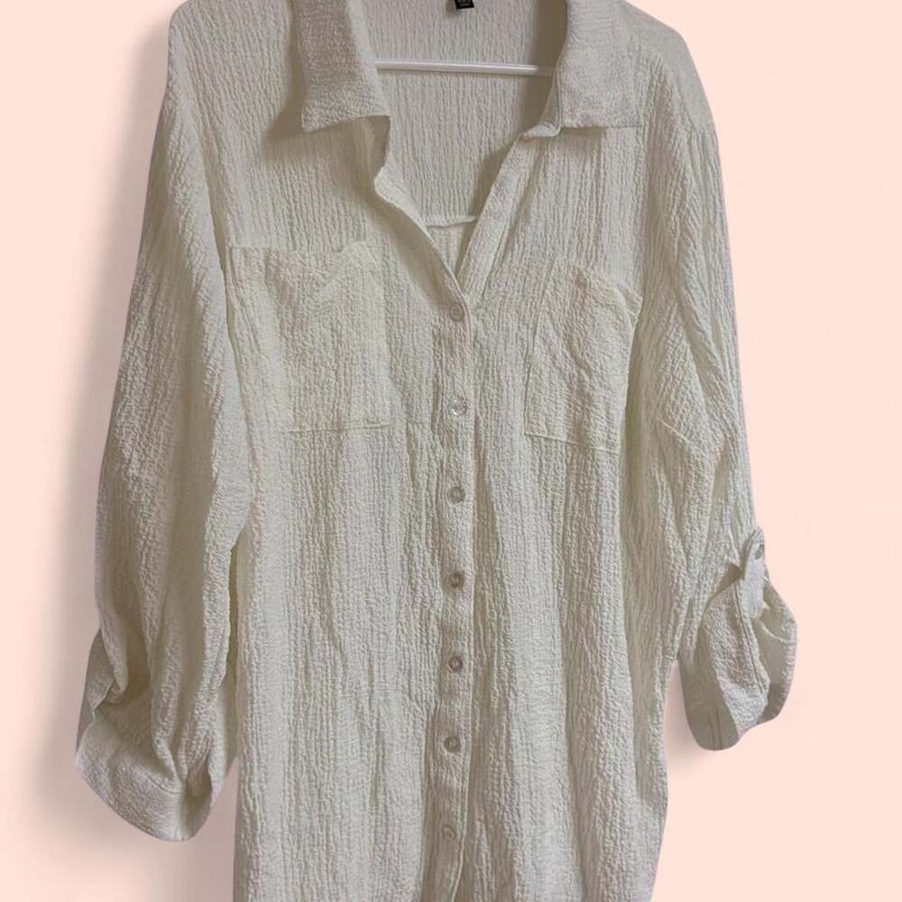 Adrienne Vittadini Women's White Blouse
